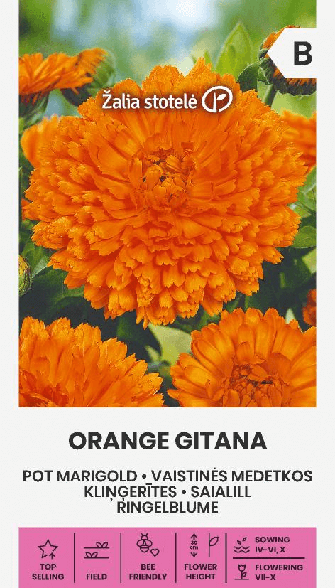 4770168240681 Kliņģerītes Orange Gitana 2g