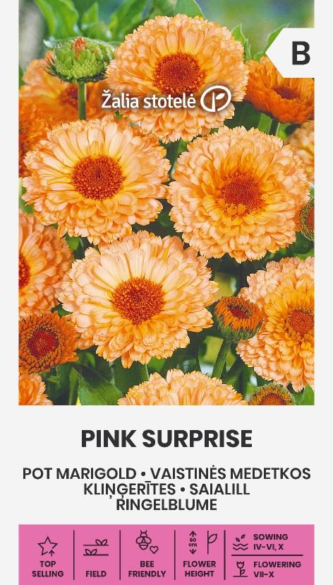 4770168252059 Kliņģerītes Pink Surprise 2g