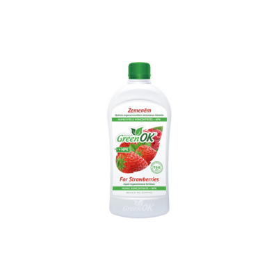 Zemenēm mēslojums ar humātiem 750ml Green Ok