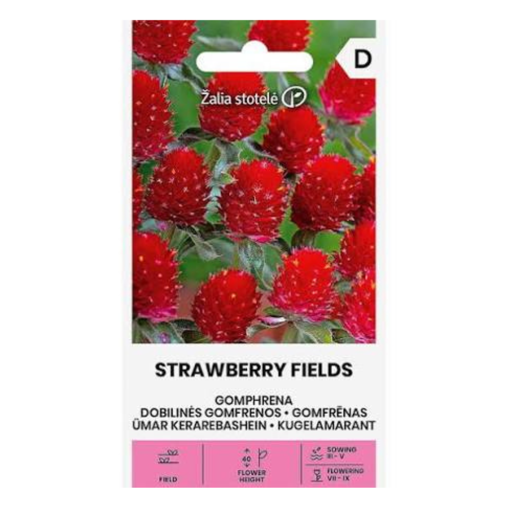 strawberry-field Gomfrēna lodveida Strawberry Fields 1g