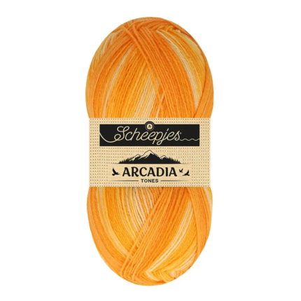 Arcadia Tones / Scheepjes / 4-diegu zeķu dzija 100g 705 Ārpuszemes