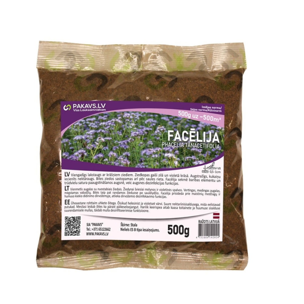 facelija Facēlija 500g
